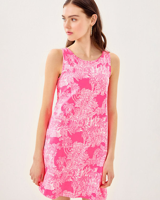 Kristen Swing Dress - Roxie Pink - PB Anniversary Toile