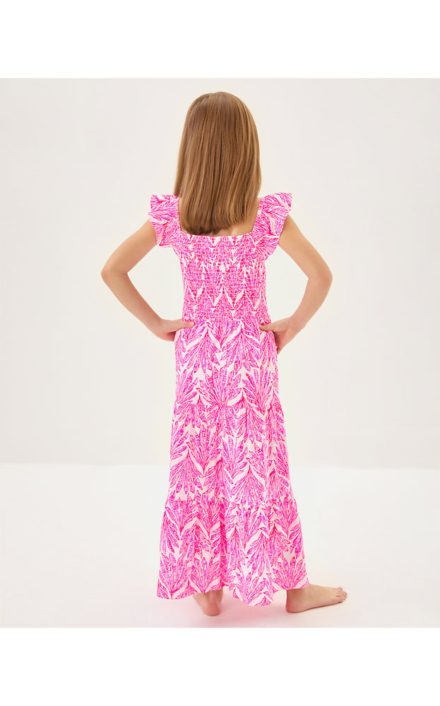 Girls Mini Jilly Midi Dress - Pink Bliss Shady Babe