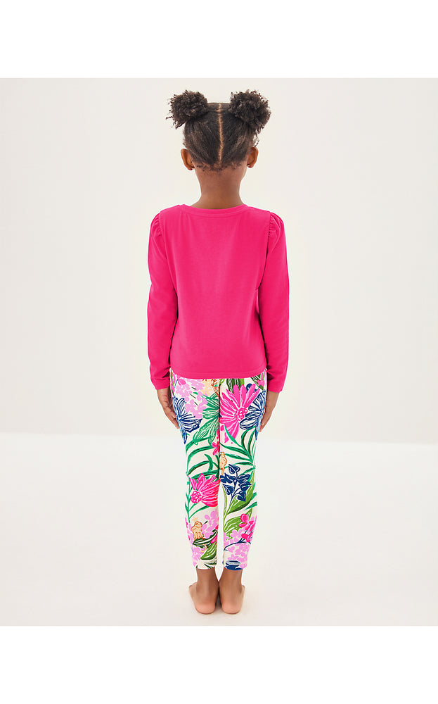 Girls UPF 50+ Mini Weekender Legging - Multi Endless Summers
