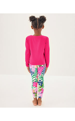 Girls UPF 50+ Mini Weekender Legging - Multi Endless Summers