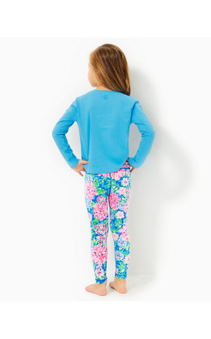 
            
                Load image into Gallery viewer, UPF 50+ Luxletic Girls Mini Weekender Legging - Multi - Spring In Your Step
            
        