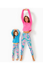 UPF 50+ Luxletic Girls Mini Weekender Legging - Multi - Spring In Your Step