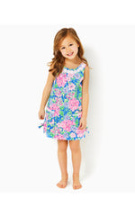Girls Little Lilly Knit Shift Dress - Multi - Spring In Your Step