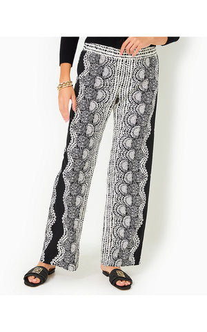 32" Bal Harbour Palazzo Pant - Coconut - Pineapple Princess Engineered