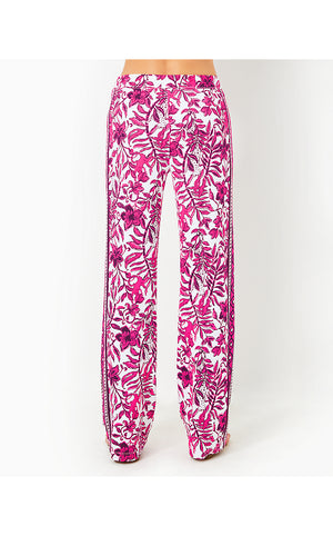 UPF 50+ 32" Grenada Knit Pant - Elderflower Blossom Lil Escape Plan Engineered Chillylilly