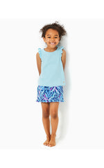 UPF 50+ Luxletic Girls Mini Anika Skort - Barton Blue - Star Gazing