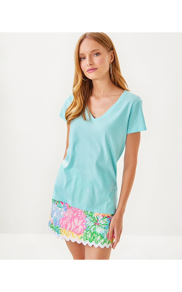 Meredith Tee - Fresh Water Blue