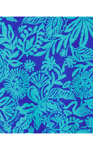 Meredith Tee - Martinique Blue - Jungle Oasis