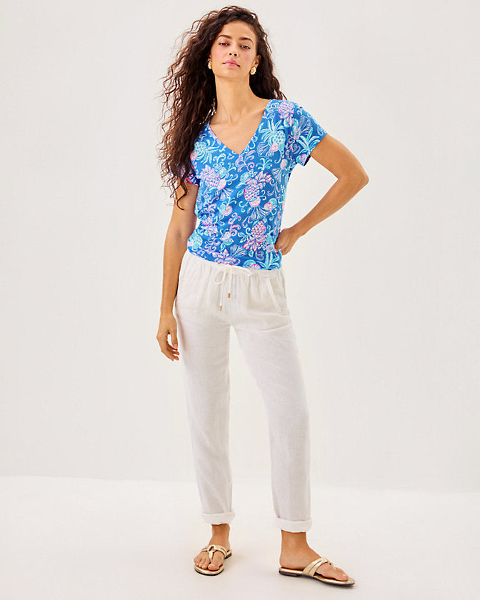 Meredith Tee - Sunwashed Blue Citrus Crush