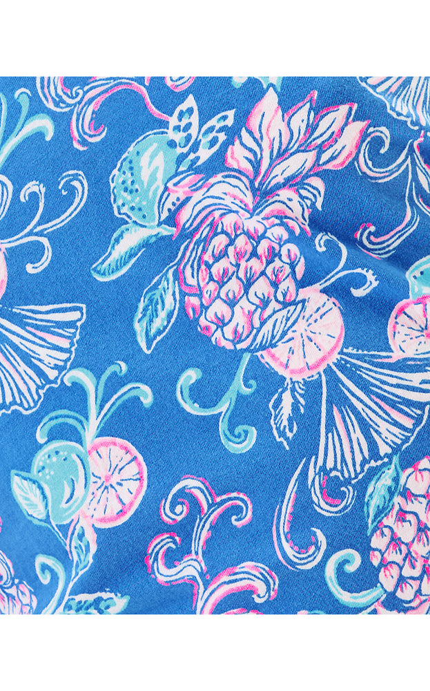 Meredith Tee - Sunwashed Blue Citrus Crush