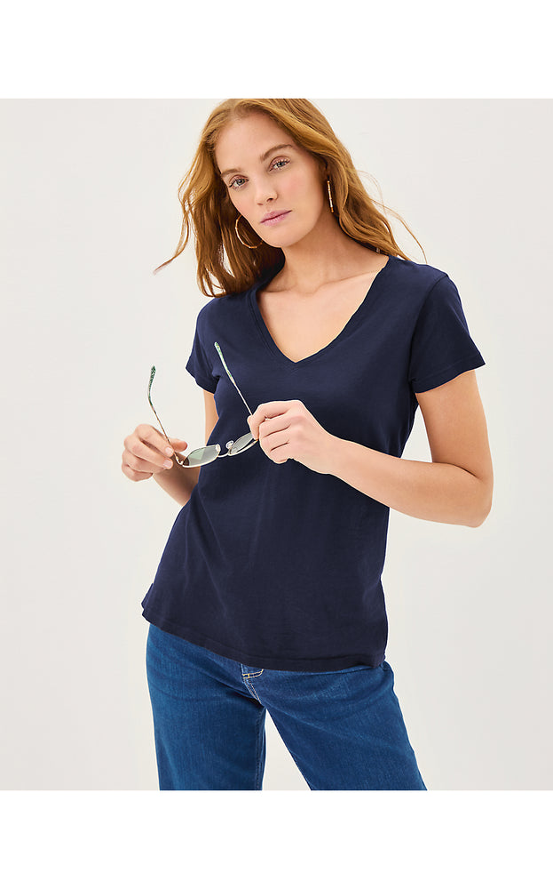 Meredith Tee - True Navy