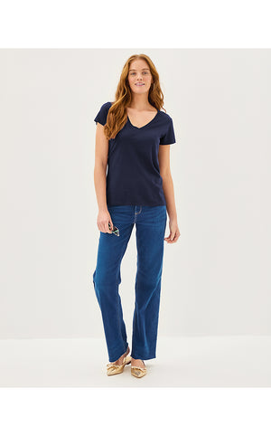 Meredith Tee - True Navy