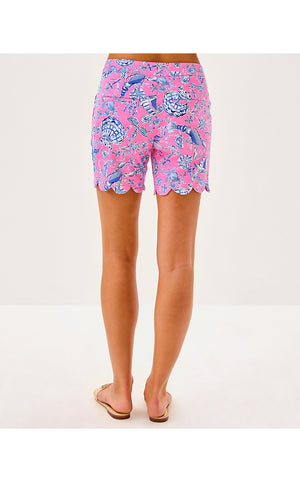 7" Reggie Knit Short - Rousseau Pink Barefoot Beachcombers