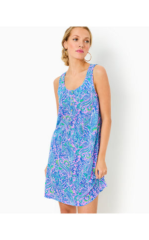 Lela Henley Tank Dress - Lilac Rose - We Mermaid It