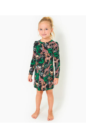 Girls Mini Jansen Dress - Multi Dancing In The Moonlight