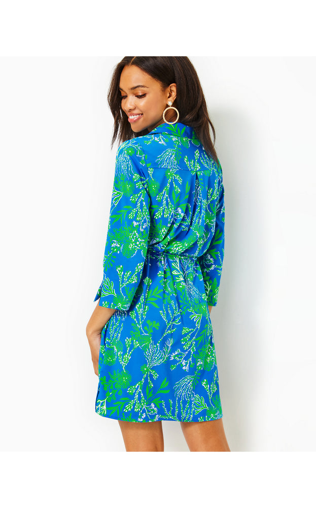 
            
                Load image into Gallery viewer, UPF 50+ Pilar Tunic Dress - Briny Blue - A Bit Salty
            
        