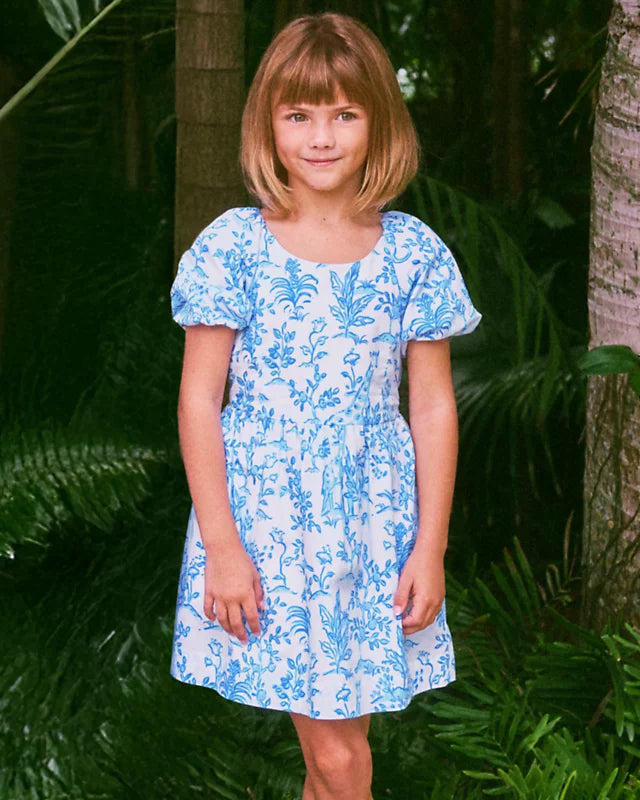 Girls Mini Knoxlie Dress - Resort White - Tall Tales