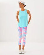 UPF 50+ Luxletic Westley Active Tank - Fresh Water Blue
