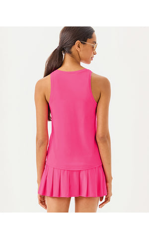UPF 50+ Luxletic Westley Active Tank- Parigi Pink
