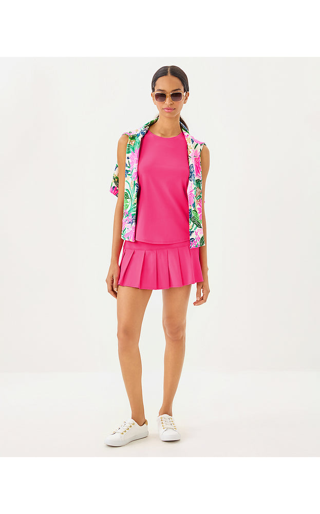UPF 50+ Luxletic Westley Active Tank- Parigi Pink