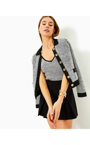 Cormac Sweater Set - Black - Safari Tweed