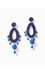 GWP Raffia Earrings - Alba Blue