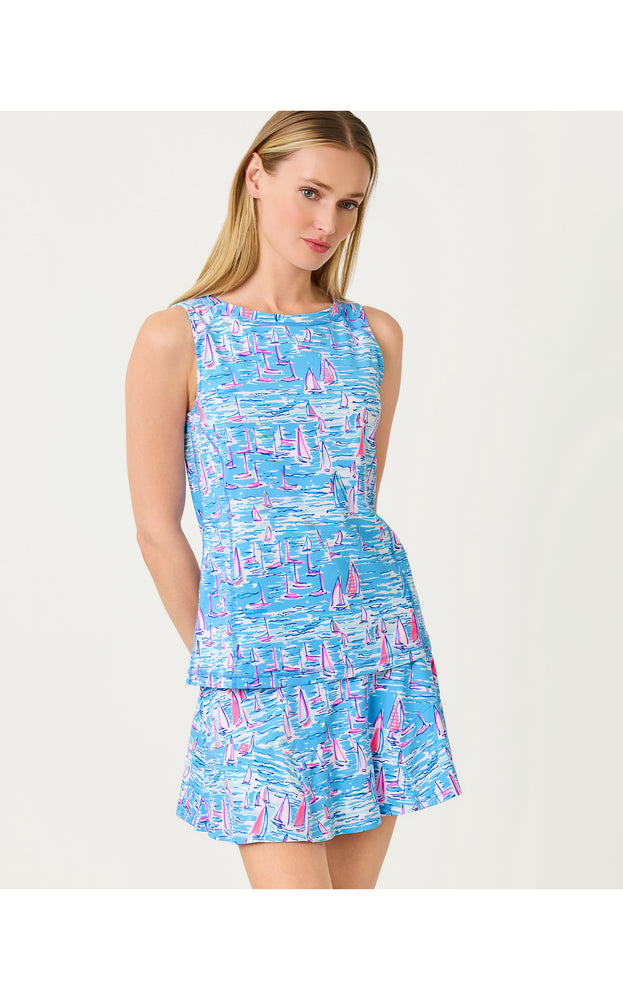 UPF 50+ Luxletic Renay Tank - Zanzibar Blue Boatylicious