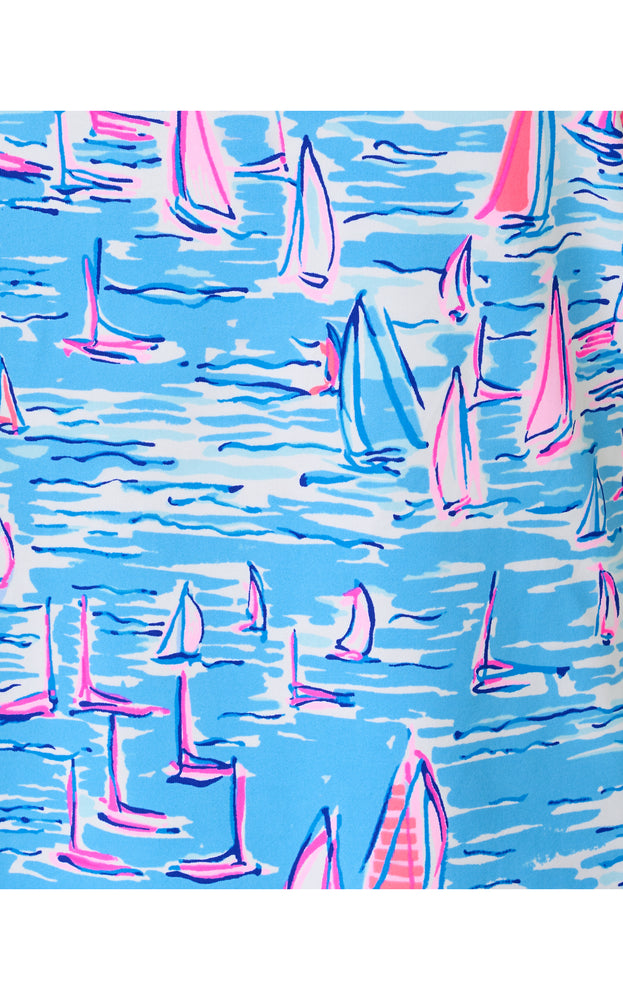 UPF 50+ Luxletic Renay Tank - Zanzibar Blue Boatylicious
