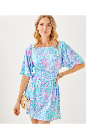 Parigi Boat Neck Romper - Multi - Via Del Mar