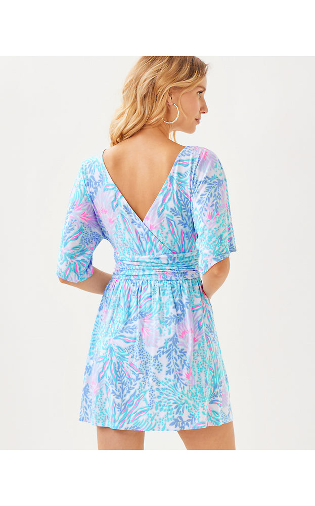 Parigi Boat Neck Romper - Multi - Via Del Mar