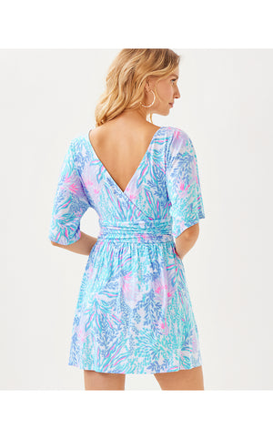 Parigi Boat Neck Romper - Multi - Via Del Mar