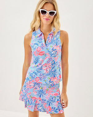 UPF 50+ Luxletic Alister Polo - Multi Elephant Splash