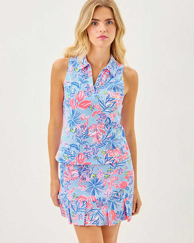 UPF 50+ Luxletic Alister Polo - Multi Elephant Splash