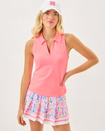 UPF 50+ Luxletic Alister Polo - Sorbet Pink