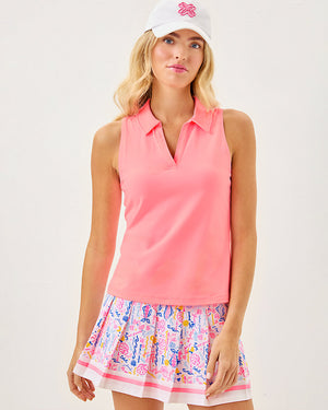 UPF 50+ Luxletic Alister Polo - Sorbet Pink