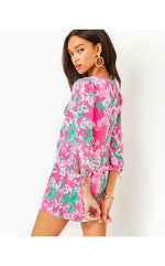 Maude Long Sleeve Romper - Roxie Pink Worth A Look