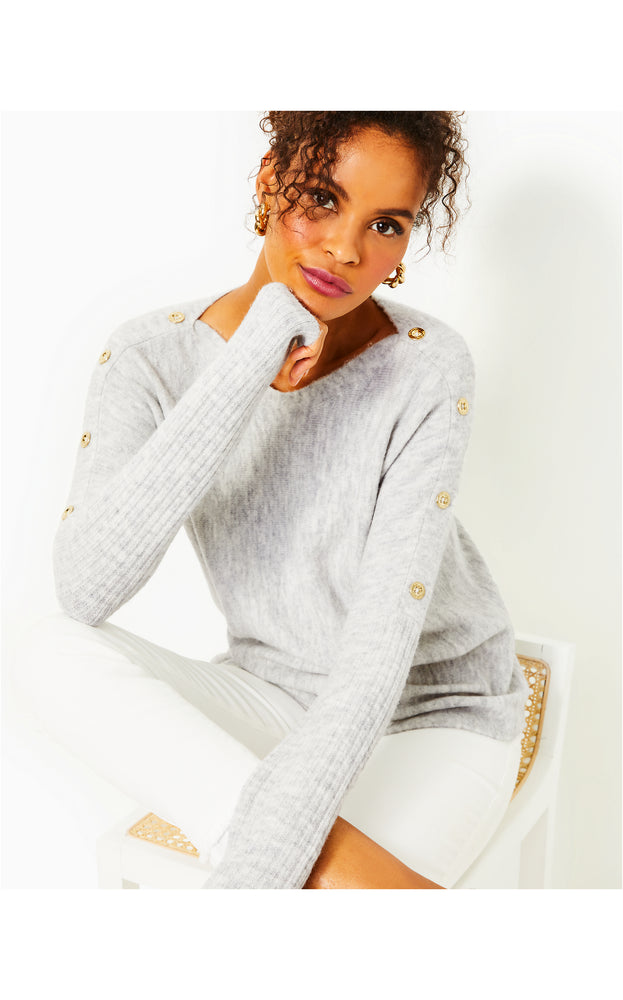 
            
                Load image into Gallery viewer, Arna Pullover Sweater - Heathered Seaside Grey
            
        