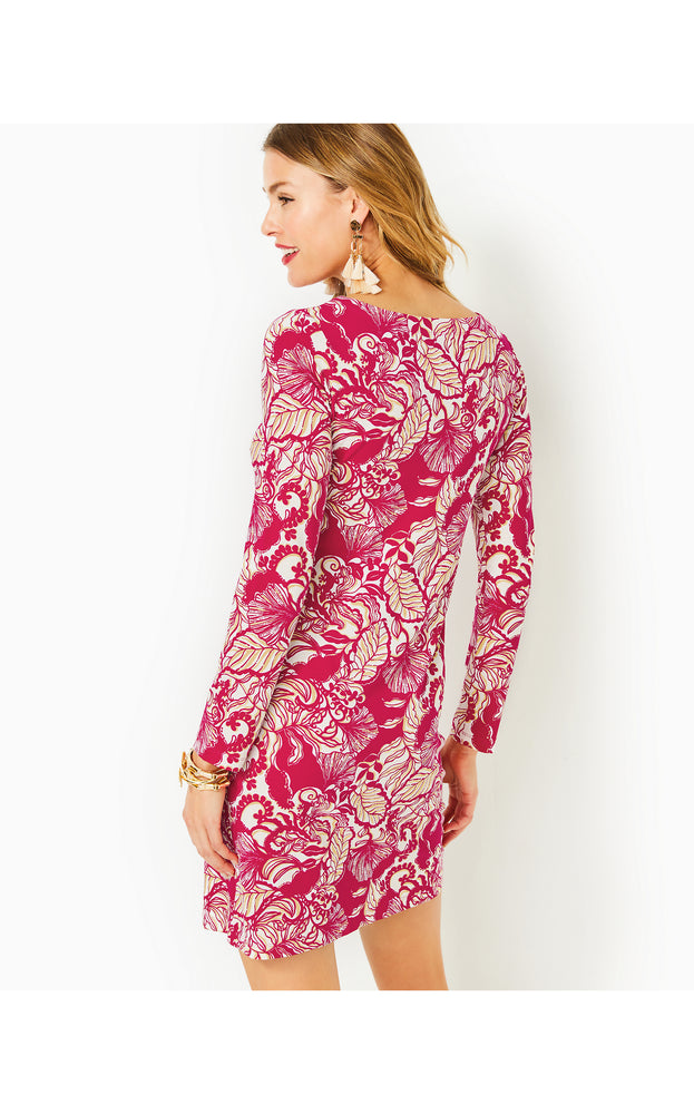 
            
                Load image into Gallery viewer, UPF 50+ Maddox Straight Dress - Poinsettia Red - Island Vibes
            
        