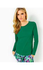 UPF 50+ Luxletic Westley Long Sleeve Active Tee - Fiddle Leaf Green