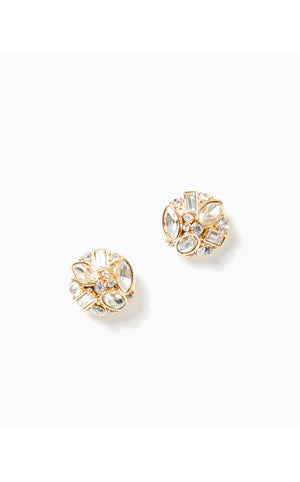 
            
                Load image into Gallery viewer, Enchanted Escape Stud Earrings - Gold Metallic
            
        