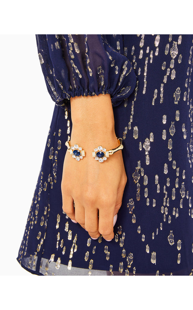 
            
                Load image into Gallery viewer, So Fancy Hinged Bracelet - Low Tide Navy
            
        