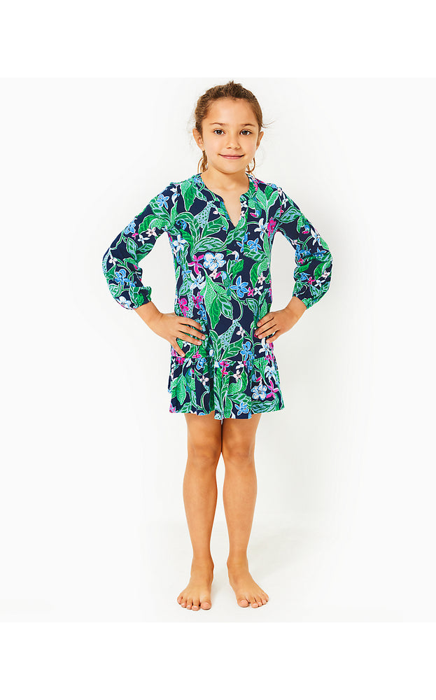 Girls Mini Alyssa Cotton Dress - Multi Untamed