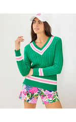 Brockton Sweater - Kitts Green X Pink Bliss Tipping