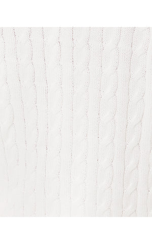 Brockton Cotton Sweater - Resort White