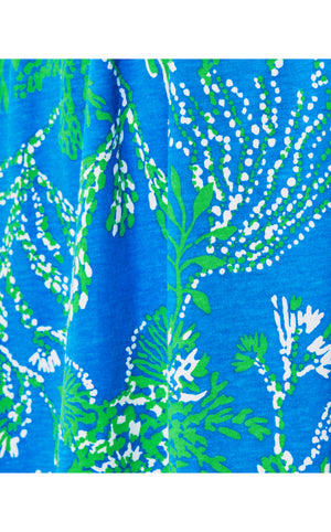 
            
                Load image into Gallery viewer, Jannie V-Neck Cotton Dress - Briny Blue - A Bit Salty
            
        