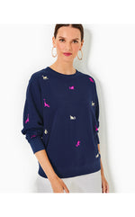 Ballad Cotton Sweatshirt - Low Tide Navy - Monkey Half Drop