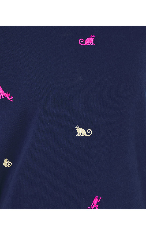 Ballad Cotton Sweatshirt - Low Tide Navy - Monkey Half Drop