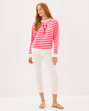 Ballad Sweatshirt - Cane Coral So Clawsome Embroidered