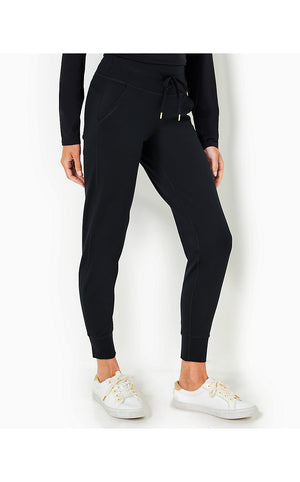 UPF 50+ Luxletic 28" Island Mid-Rise Jogger - Noir