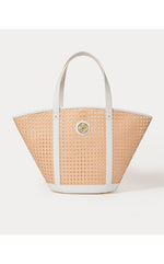 Wintour Cane Tote - Sand Bar X Resort White